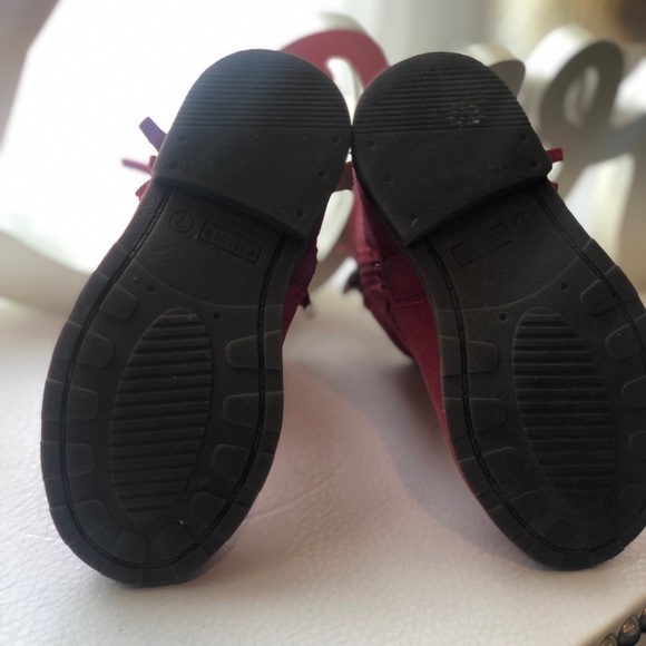 Little girls red boots - Picture 4 of 5